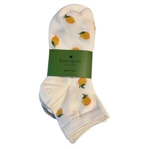 Kate Spade Quarter Socks 3 Pack NWT